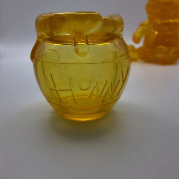 Disney Winnie Pooh Crystal Puzzle 3D Yellow Hunny Stacking 4 Inch No Box Honey - Picture 8 of 11